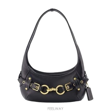26 F/W 코치 벨트 ERGO26 숄더 백 COACH 레더 블랙 C B0732366793