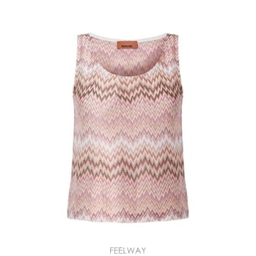 Missoni 26 FW �̽�� ������ũ ��Ƽ�� �μҸ� ���ڽ� ž DS26WK0QBR016F TP45739363726 FW �̽�� ������ũ ��Ƽ�� �μҸ� ���ڽ� ž DS26WK
