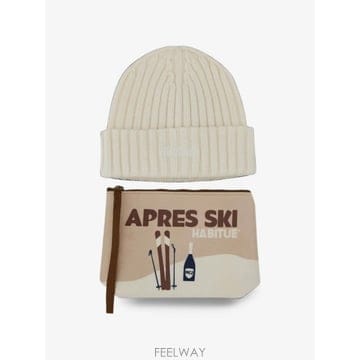 | Other Brand | 26 FW MC2 Saint Barth ribbed knit beanie hat and clutch bag26 FW MC2 Saint Barth ribbed knit beanie hat and clutc