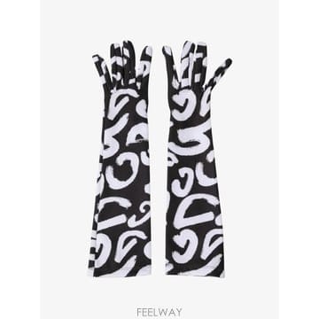 Dolce&Gabbana 26 FW ��ü�ذ��ٳ� DG Logo elbow length gloves FX05KJDVE6 TP45906226 FW ��ü�ذ��ٳ� DG Logo elbow length gloves FX05KJD