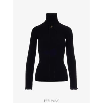 26 FW Elisabetta Franchi 골지 터틀 넥 스웨터 MK22B66E2 TP459445602