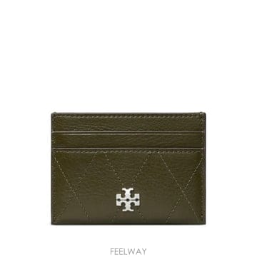 26 FW 토리버치 찰리 로고 장식 퀼팅 카드홀더 186059 TP456786787