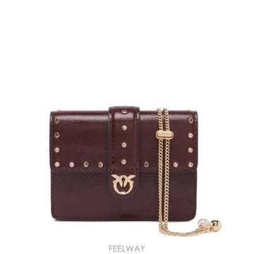 26 FW PINKO 러브 버드 스터드 장식 미니 백 107637A3LP TP459455239