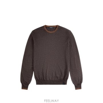 26 FW 페이 엘보 패치 크루 넥 스웨터 NMMC1532230WJF TP460044620