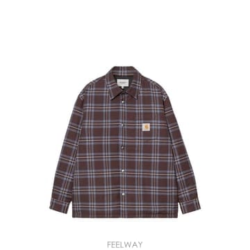 26 FW 칼하트 베어드 체크 셔츠 재킷 I037142 TP460084070