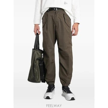 26 FW 앤드 원더 belted zip cuff trousers 5746282110 TP460083684