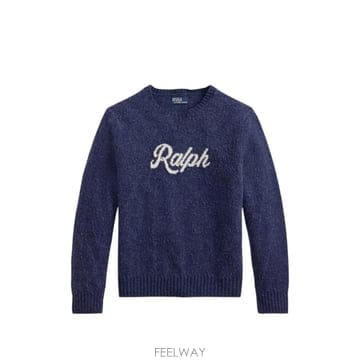 26 FW 폴로 랄프로렌 로고 인타르시아 크루 넥 스웨터 710B24668003 TP460043028