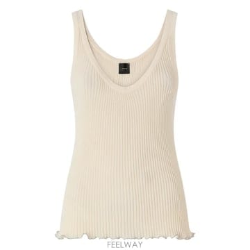 26 FW PINKO 골지 탱크 탑 106323A343 TP456913159