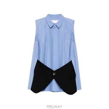 Sacai 26 FW ��ī�� �ø��� �г� �μҸ� ����콺 2608480 TP45422226626 FW ��ī�� �ø��� �г� �μҸ� ����콺 2608480 TP454