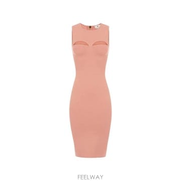 26 FW Elisabetta Franchi 컷아웃 니트 드레스 AM05B66E2 TP455993030