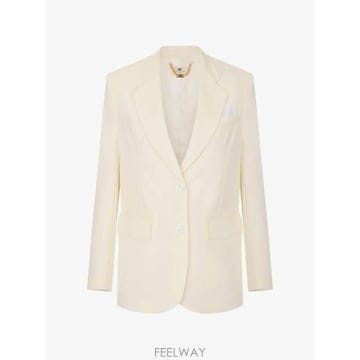 26 FW Elisabetta Franchi 개버딘 패브릭 재킷 GI27766E2 TP457821289