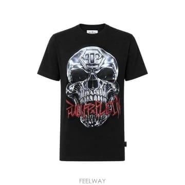 Philipp Plein 26 FW �ʸ��÷��� ���� �ݼҸ� Ƽ���� UAFCMTK9380PJY002N TP45942972826 FW �ʸ��÷��� ���� �ݼҸ� Ƽ���� UAFCMTK9380PJY002N