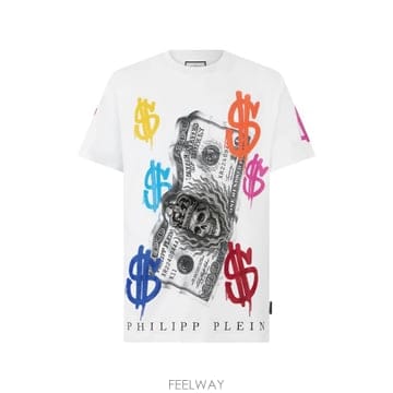 Philipp Plein 26 FW �ʸ��÷��� �޷� �ΰ� Ƽ���� FAFCMTK9131PJY002N TP45748477826 FW �ʸ��÷��� �޷� �ΰ� Ƽ���� FAFCMTK9131PJY002N T
