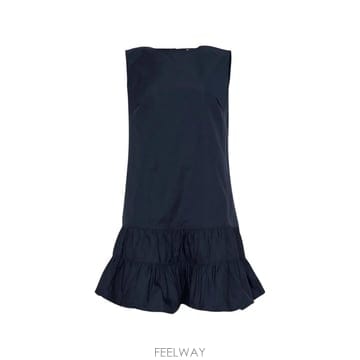 26 FW 울라 존슨 러플 민소매 미니 드레스 PF260125 TP457504740