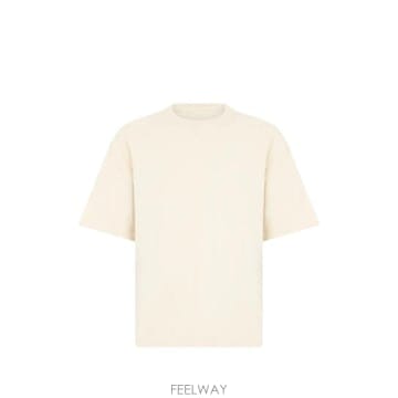26 FW Fedeli 크루넥 반소매 티셔츠 7UE00641P TP456654151