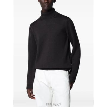 26 FW Roberto Collina 골지 니트 터틀 넥 스웨터 263MYB02003WO TP4571801