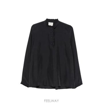 26 FW Forte Forte 러플 트리밍 긴소매 블라우스 15408MYSHIRT TP459214239