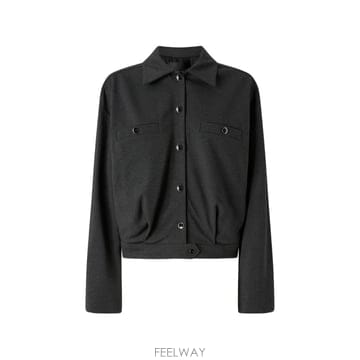 26 FW PINKO 플리츠 디테일 버튼 재킷 107215A3AH TP455924505