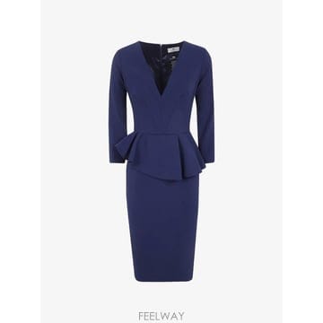 26 FW Elisabetta Franchi lightweight midi dress AB01067E2 TP