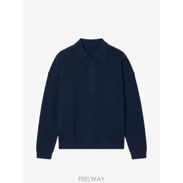26 FW Roberto Collina 골지 니트 폴로 스웨터 263MYB21304 TP460058876