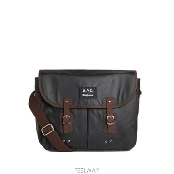 Barbour 26 FW �ٹ� x A P C  buckle fastening messenger bag UBA0797SG9126 FW �ٹ� x A P C  buckle fastening messenger bag UBA