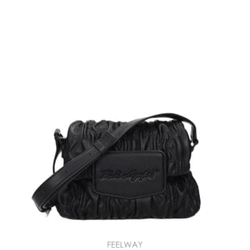 Karl Lagerfeld 26 FW Į�����Ʈ ruched logo patch crossbody bag BSW30051999 TP4626 FW Į�����Ʈ ruched logo patch crossbody bag BSW30