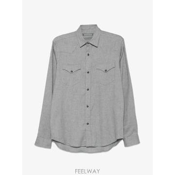 26 FW Canali 플랩 포켓 긴소매 셔츠 CSL7066GL03766 TP460058267