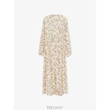 26 FW Forte Forte 레오파드 프린트 미디 드레스 15421MYDRESS TP457258198