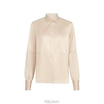 26 FW 브루넬로 쿠치넬리 스트레치 실크 새틴 셔츠 M0C59NR516C9643 TP455901000