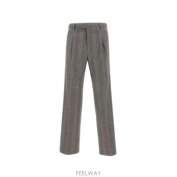 | Other Brand | 26 FW PT Torino Quindici herringbone pattern trousers COAFX526 FW PT Torino Quindici herringbone pattern trousers 