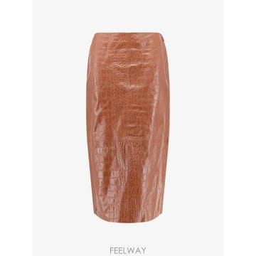 | Other Brand | 26 FW Arma croc effect leather skirt 031L266060CAMEL TP4600326 FW Arma croc effect leather skirt 031L266060CAMEL T