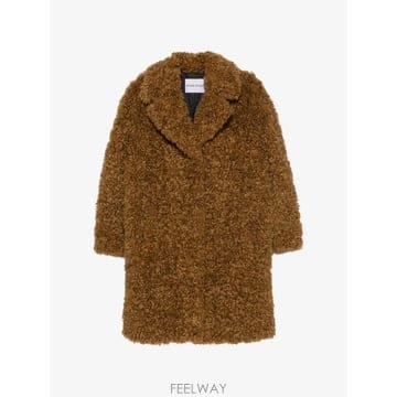 26 FW 스탠드 스튜디오 Camille faux shearling notched lapel coat 611