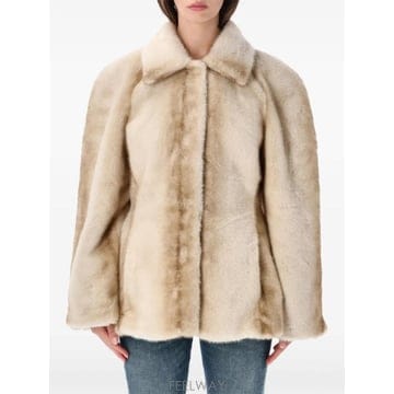 | Other Brand | 26 FW ducie Maeve striped cashmere shearling coat MAEVE TP4626 FW ducie Maeve striped cashmere shearling coat MAEV
