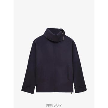 Carven 26 FW ��� oversized fit zip neck coat 6262K21026 TP46006691826 FW ��� oversized fit zip neck coat 6262K21026 TP
