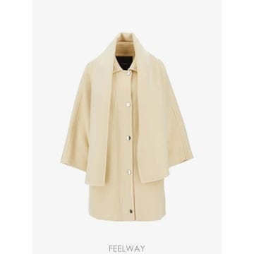 PINKO 26 FW PINKO scarf detail cape coat 107182A3FT TP46006687326 FW PINKO scarf detail cape coat 107182A3FT TP460066