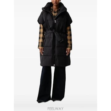 26 FW PINKO 퀼팅 후드 재킷 107041A3EA TP460066549