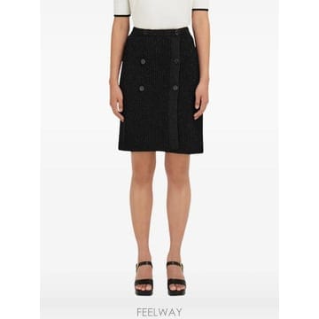 Ferragamo 26 FW ��󰡸� knitted skirt with lurex detail 798033 TP4600657626 FW ��󰡸� knitted skirt with lurex detail 798033 