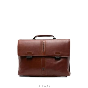 Piquadro 26 FW ������ Victor logo plaque leather briefcase CA7178W143CU26 FW ������ Victor logo plaque leather briefcase CA
