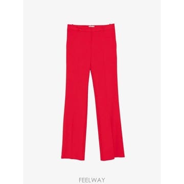 26 FW Elisabetta Franchi 프레스드 크리즈 테일러드 팬츠 PA21067E2 TP460054
