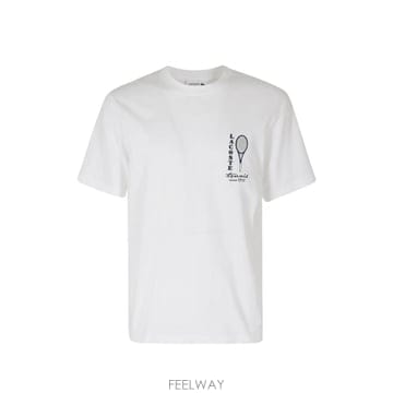 LACOSTE 26 FW ���ڽ��� printed embroidery accent cotton jersey T shirt T26 FW ���ڽ��� printed embroidery accent cotton jersey