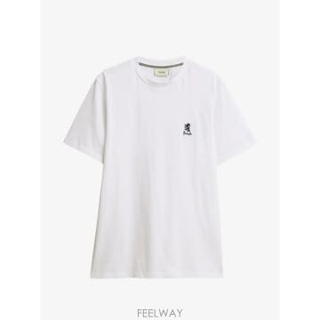 | Other Brand | 26 FW Pringle of Scotland embroidered logo T shirt PMT917 TP26 FW Pringle of Scotland embroidered logo T shirt PMT
