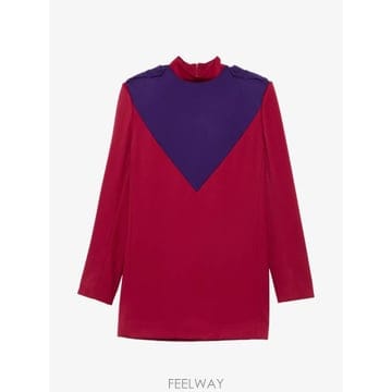 | Other Brand | 26 FW Mugler colour block epaulette top 26W1TO09291049 TP46026 FW Mugler colour block epaulette top 26W1TO09291049