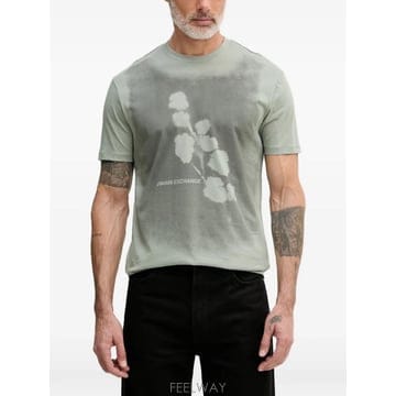 Armani 26 FW Armani Exchange �÷η� ����Ʈ �ΰ� Ƽ���� XM002479AF10358 TP4601226 FW Armani Exchange �÷η� ����Ʈ �ΰ� Ƽ���� XM0024
