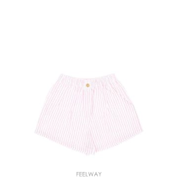 26 FW Forte Forte 스트라이프 버튼 쇼츠 14729COTTONCANDY TP455320495