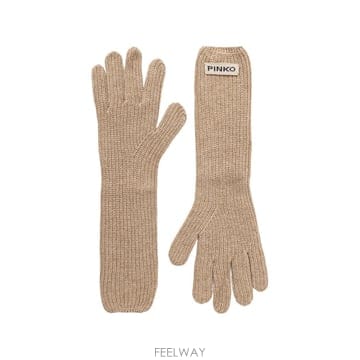 26 FW PINKO 로고 레터링 롱 장갑 105997A3EI TP458713026