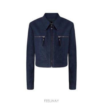 26 FW PINKO 집업 크롭 재킷 107807A3MD TP458451029