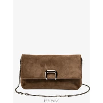 26 FW 브루넬로 쿠치넬리 스웨이드 체인 스트랩 클러치 MBDLD2795C8769 TP460027462