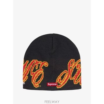 Supreme 26 FW ������ x New Era logo patch beanie hat SU28788 TP4600037926 FW ������ x New Era logo patch beanie hat SU28788 T