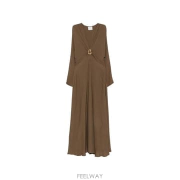 26 FW Forte Forte V넥 맥시 드레스 15089MYDRESS TP456263178