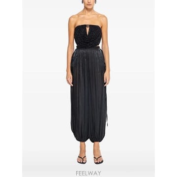 | Other Brand | 26 FW NISSA crystal embellished tulle crop top RTOPS16681 TP26 FW NISSA crystal embellished tulle crop top RTOPS16